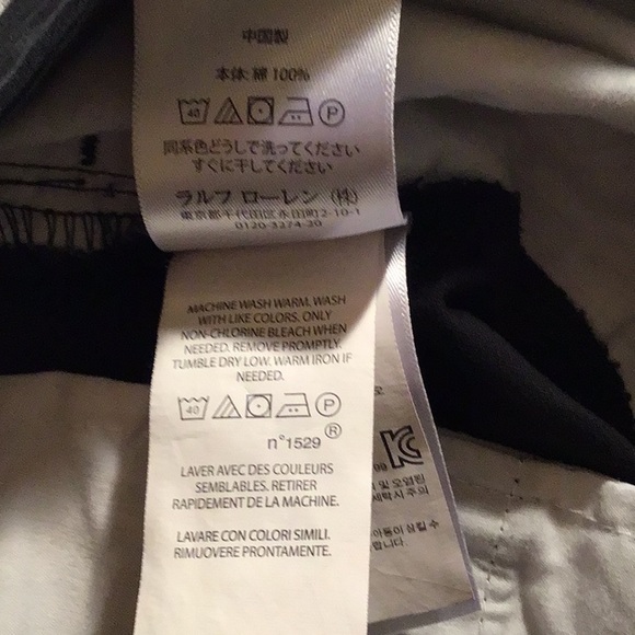 POLO RALPH LAUREN pants black size 12 - Picture 5 of 8